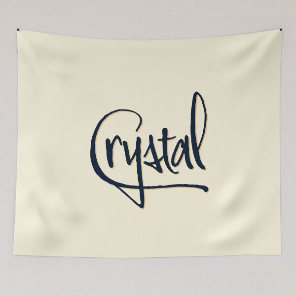Item preview, CRYSTAL personalized type design designed and sold by CharlottePlaceArt.