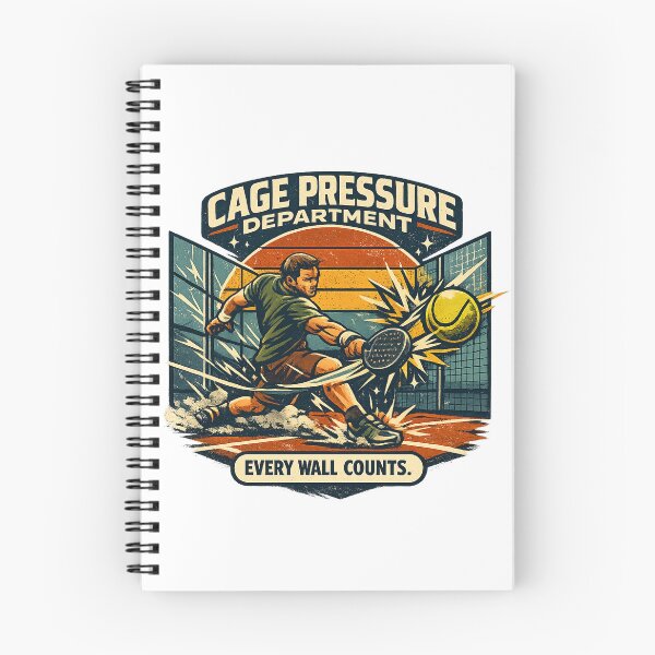 Item preview, Cage Pressure Department Padel Retro Sports Design designed and sold by Concrete Coffee Studio.