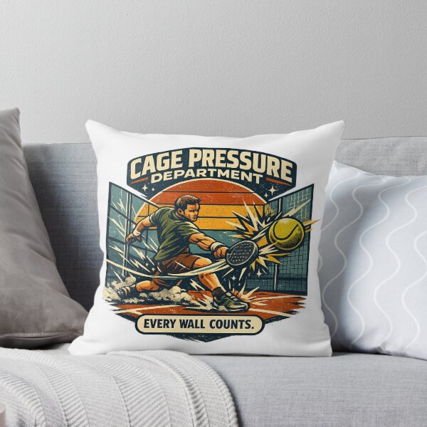 Item preview, Cage Pressure Department Padel Retro Sports Design designed and sold by Concrete Coffee Studio.