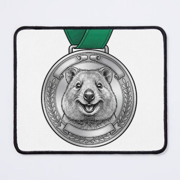 Item preview, Second Place Enthusiast Happy Quokka Medal designed and sold by ryanguas.