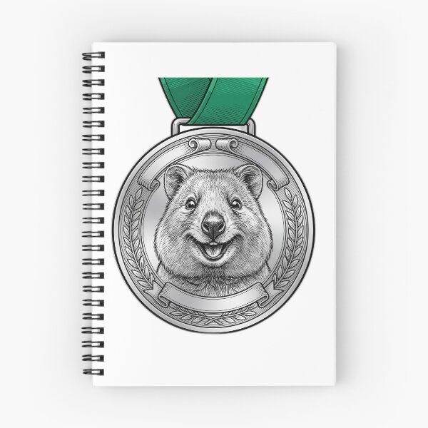 Item preview, Second Place Enthusiast Happy Quokka Medal designed and sold by ryanguas.