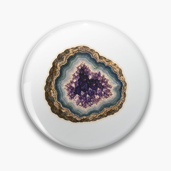 Item preview, Iowa Geode Stone Watercolor designed and sold by ChemicalXShop.