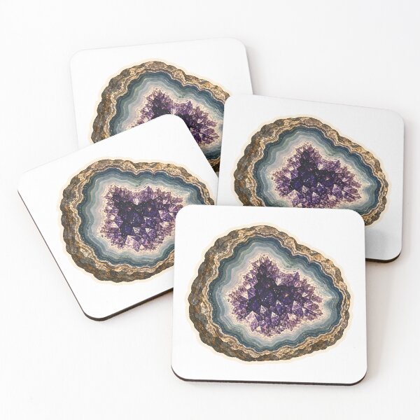 Item preview, Iowa Geode Stone Watercolor designed and sold by ChemicalXShop.