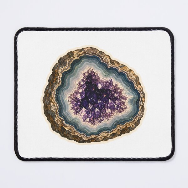 Item preview, Iowa Geode Stone Watercolor designed and sold by ChemicalXShop.