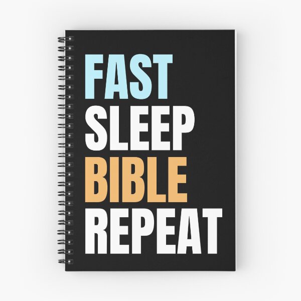 Item preview, Fast Sleep Bible Repeat Christian Funny designed and sold by Mitskin.