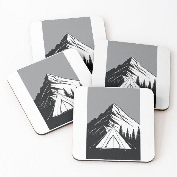 Artikelvorschau, Art - Stylized Native American Tent, North American Landscape entworfen und verkauft von Reverso-Design.