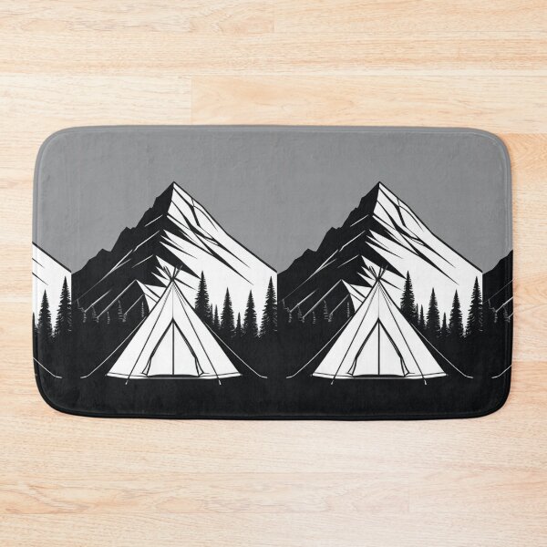 Item preview, Art - Stylized Native American Tent, North American Landscape designed and sold by Reverso-Design.