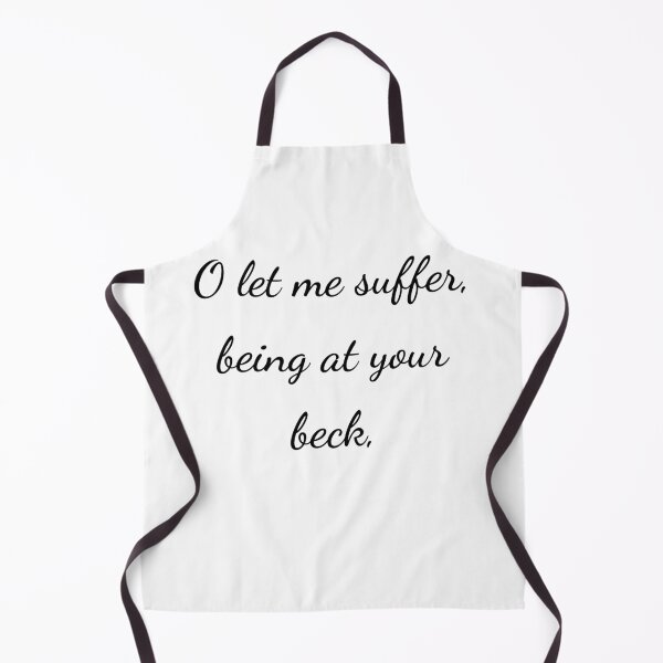 Item preview, “O let me suffer, being at your beck,” - handwriting black designed and sold by ariksworld.