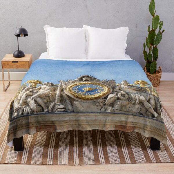 Item preview, Royal Clock of Versailles — Baroque Facade Watercolor designed and sold by M.ALK.Watercolor.