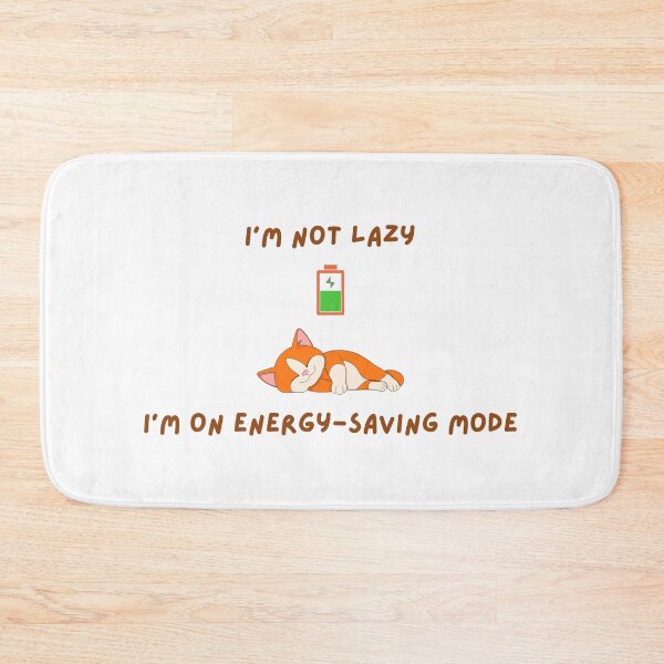 Item preview, Energy Saving Mode Sleeping Ginger Cat designed and sold by Rehnair.