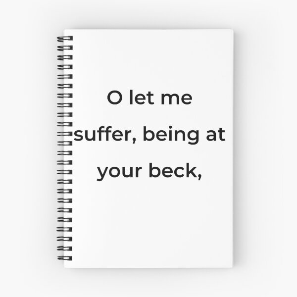 Item preview, “O let me suffer, being at your beck,” - print black designed and sold by ariksworld.
