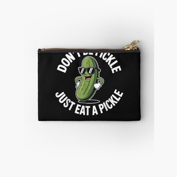 Item preview, Don't Be Fickle Just Eat Pickle Dill Cucumber Funny Pickles designed and sold by MOHAMED FRASER.