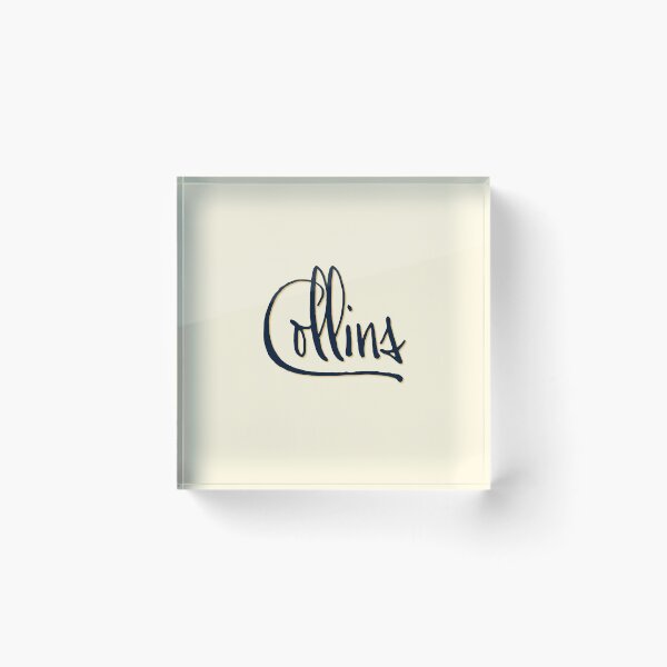 Item preview, COLLINS personalized type design designed and sold by CharlottePlaceArt.
