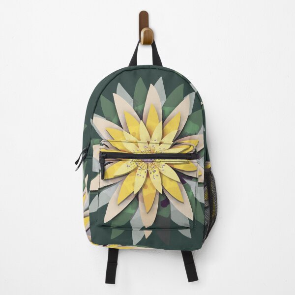 Item preview, Faux Papercut Yellow Lotus Floral Mandala designed and sold by Karin Taylor.