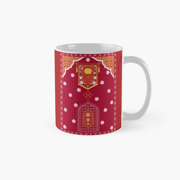 Item preview, Vintage Lantern and Cherry Blossoms Ornate Traditional Architectur designed and sold by Rehnair.