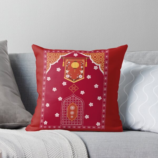 Item preview, Vintage Lantern and Cherry Blossoms Ornate Traditional Architectur designed and sold by Rehnair.