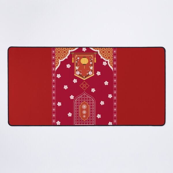 Item preview, Vintage Lantern and Cherry Blossoms Ornate Traditional Architectur designed and sold by Rehnair.