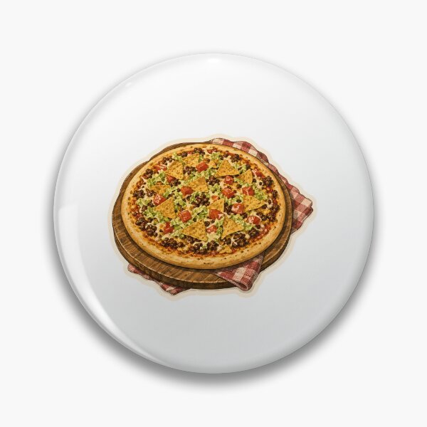 Item preview, Taco Pizza Watercolor designed and sold by ChemicalXShop.