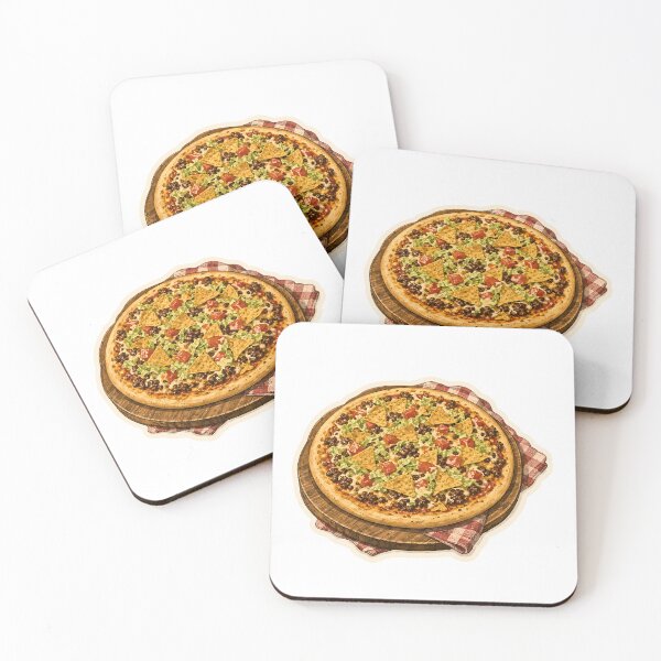 Item preview, Taco Pizza Watercolor designed and sold by ChemicalXShop.