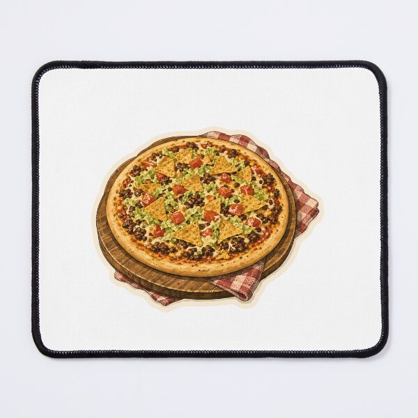 Item preview, Taco Pizza Watercolor designed and sold by ChemicalXShop.
