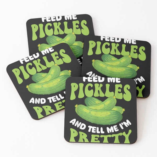 Item preview, Feed Me Pickles and Tell Me I'm Pretty - Dill Pickle Lover Fun designed and sold by MOHAMED FRASER.