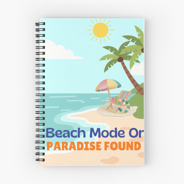 Item preview, Beach Mode ON: Paradise Found | Retro Tropical Summer Vacation Design designed and sold by CKADigital.