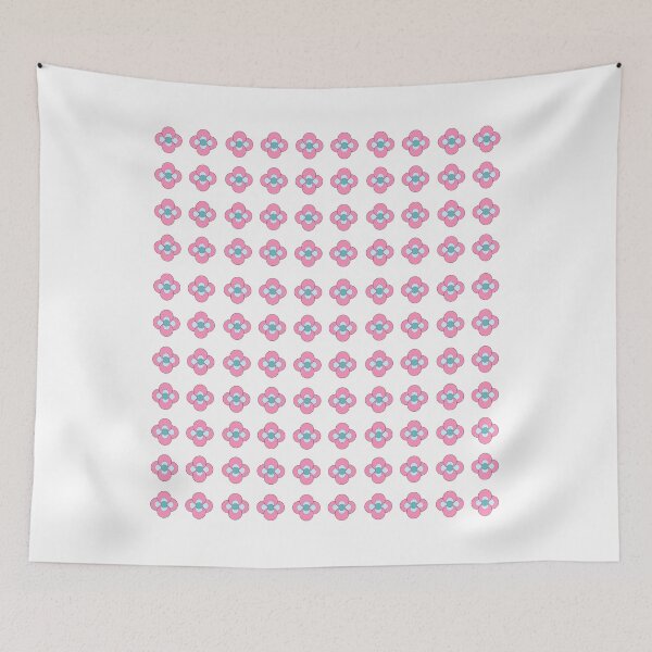 Item preview, Vintage Indian Motif Pink and Teal Minimalist Seamless Repeat Pattern designed and sold by Rehnair.