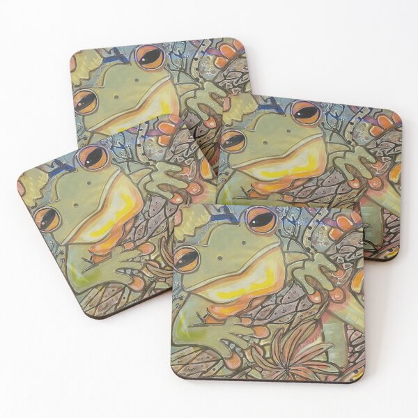 Item preview, Whimsical Frog & Butterfly Fantasy designed and sold by pbchan.