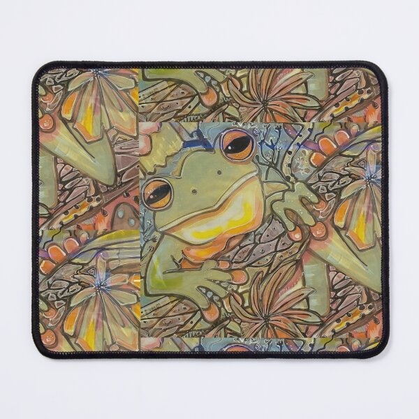 Item preview, Whimsical Frog & Butterfly Fantasy designed and sold by pbchan.