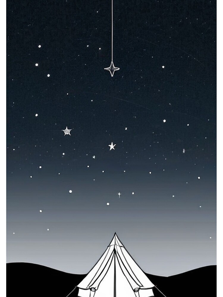 Imagen 4 de 4, Funda de iPhone con la obra Art - Stylized Night Landscape, Escape and Reverie, diseñada y vendida por Reverso-Design.