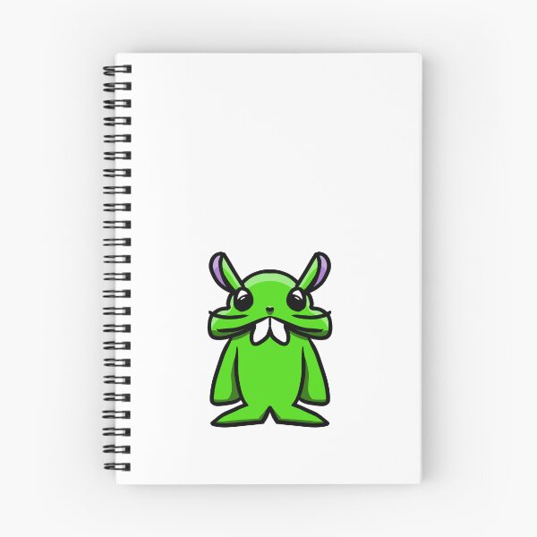 Item preview, Cute Green Bunny with Big Buck Teeth – Kawaii Sticker Art designed and sold by davidmalec.