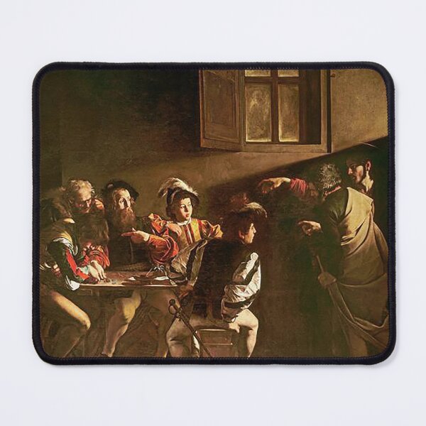Item preview, Caravaggiio The Calling Of St Matthew Baroque Painting designed and sold by jamesthomasw.