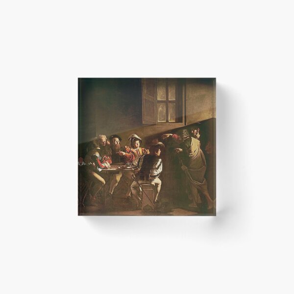 Item preview, Caravaggiio The Calling Of St Matthew Baroque Painting designed and sold by jamesthomasw.