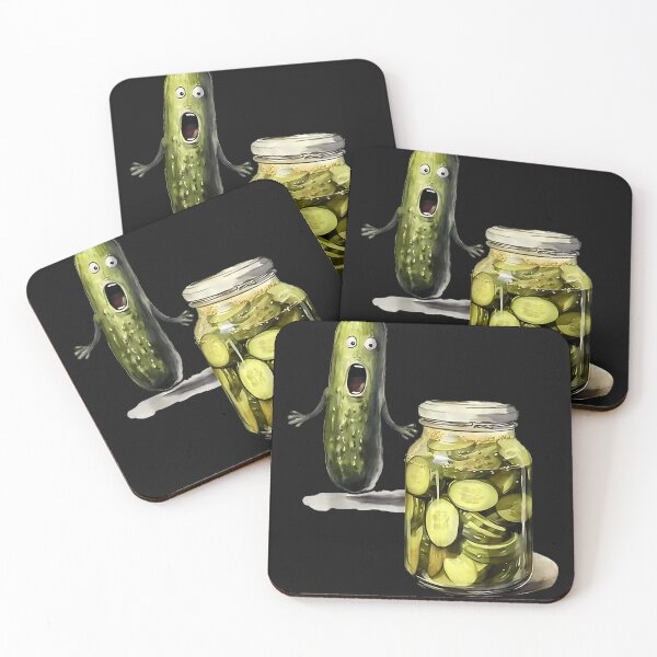 Item preview, Funny Pickle Surprise A Cucumber and A Jar of Sliced Pickles Fun designed and sold by MOHAMED FRASER.