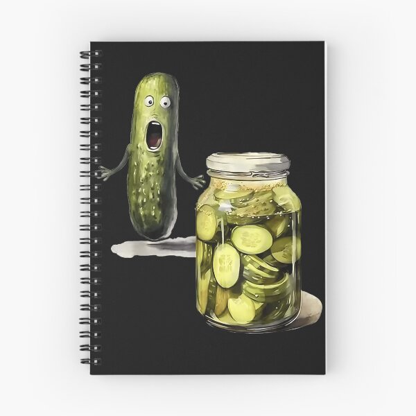 Item preview, Funny Pickle Surprise A Cucumber and A Jar of Sliced Pickles Fun designed and sold by MOHAMED FRASER.