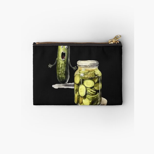 Item preview, Funny Pickle Surprise A Cucumber and A Jar of Sliced Pickles Fun designed and sold by MOHAMED FRASER.