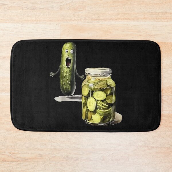 Item preview, Funny Pickle Surprise A Cucumber and A Jar of Sliced Pickles Fun designed and sold by MOHAMED FRASER.