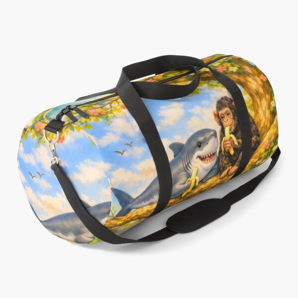 Item preview, Shark and Chimp Eating Banana designed and sold by M-Y-A-R-T-.