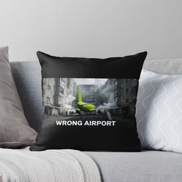 Item preview, Wrong Airport - Funny Aviation Meme & Doomer Aesthetic designed and sold by RareVisuals.