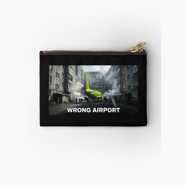Item preview, Wrong Airport - Funny Aviation Meme & Doomer Aesthetic designed and sold by RareVisuals.