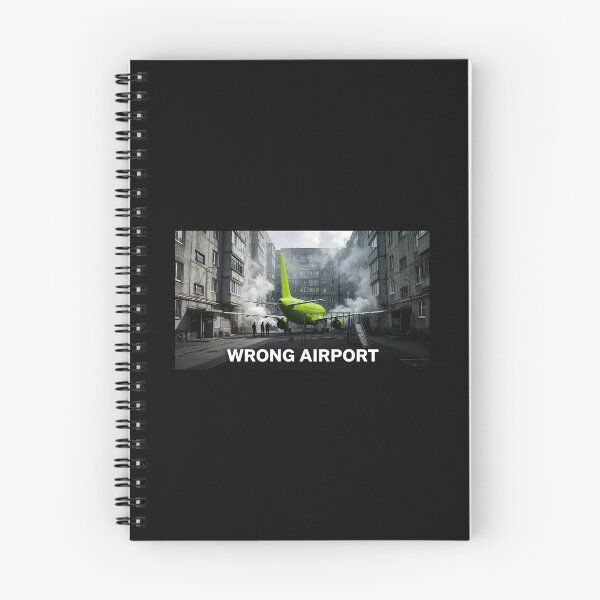 Item preview, Wrong Airport - Funny Aviation Meme & Doomer Aesthetic designed and sold by RareVisuals.