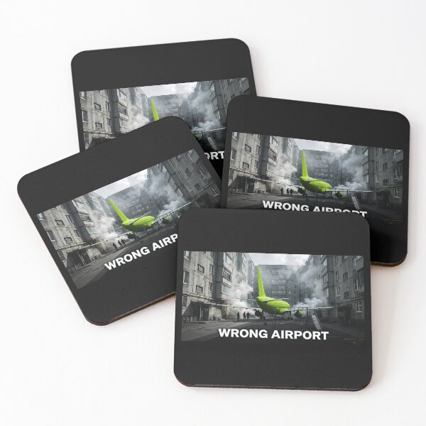 Item preview, Wrong Airport - Funny Aviation Meme & Doomer Aesthetic designed and sold by RareVisuals.