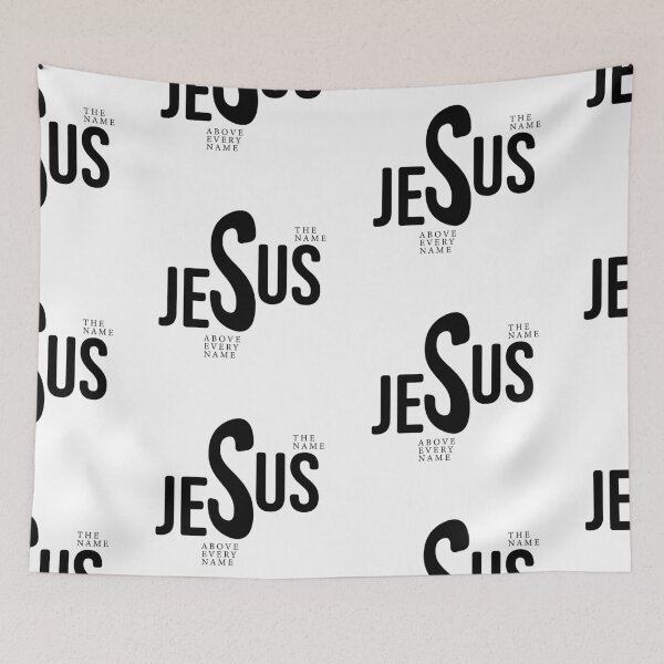 Item preview, The Name Jesus Above Every Name– Christian Faith Typography T-Shirt Design designed and sold by CrossCrafted.