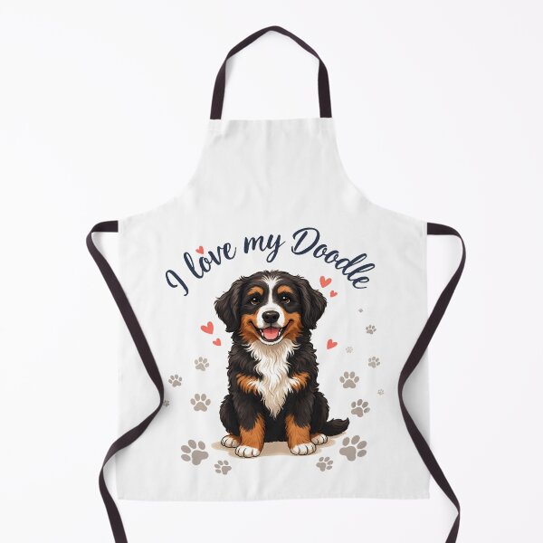 Item preview, bernedoodle club - bernedoodle mom - bernedoodle dad - retro dog shirt - vintage varsity dog designed and sold by JansenGS.