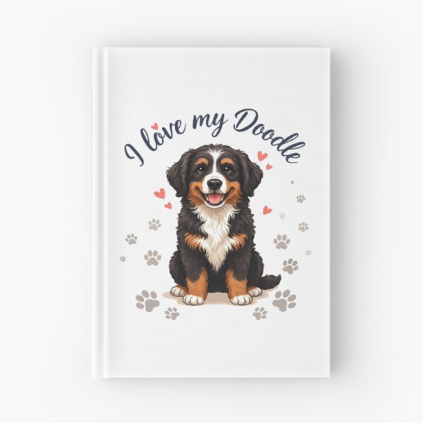 Item preview, bernedoodle club - bernedoodle mom - bernedoodle dad - retro dog shirt - vintage varsity dog designed and sold by JansenGS.