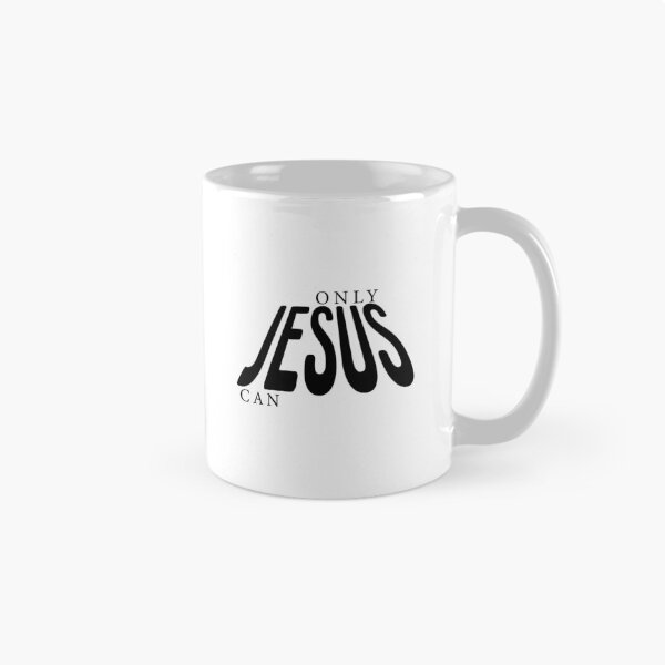 Item preview, Only Jesus Can – Christian Faith Typography T-Shirt Design designed and sold by CrossCrafted.