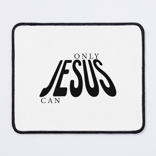 Item preview, Only Jesus Can – Christian Faith Typography T-Shirt Design designed and sold by CrossCrafted.