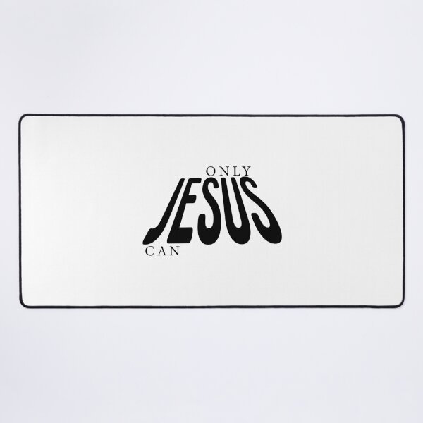 Item preview, Only Jesus Can – Christian Faith Typography T-Shirt Design designed and sold by CrossCrafted.