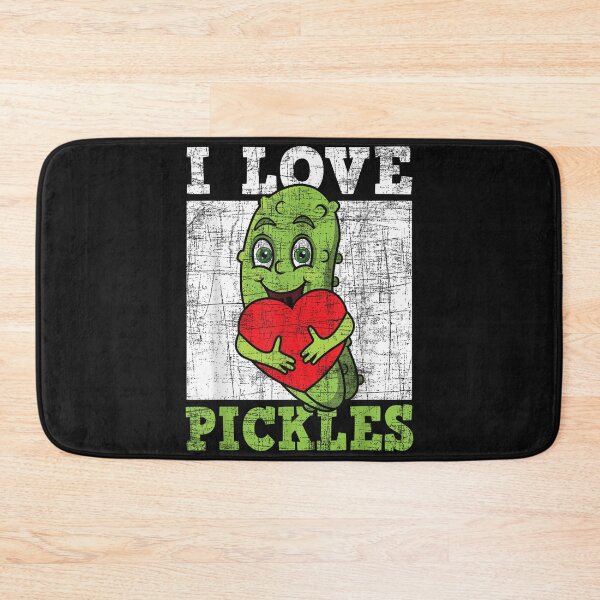 Item preview, I Love Pickles Fun Pickle Vegan Lover Vegetarian Vegetable designed and sold by MOHAMED FRASER.