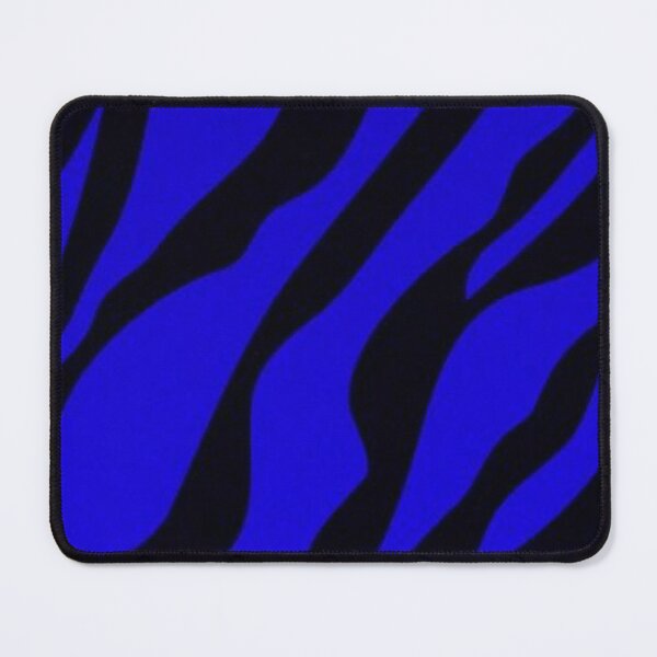 Item preview, Electric Blue and Black Tiger Stripes - Neon Cobalt Zebra Pattern designed and sold by LYAN-STORE.